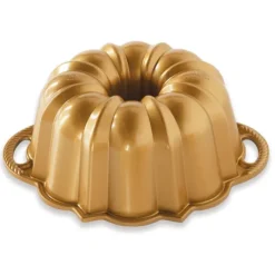 Moule Anti-adhésif|Moules À Gâteaux*NORDIC WARE Moule à Gâteau Bundt Anniversaire Gold 1,5 L