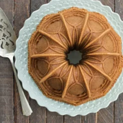 Moule Anti-adhésif|Moules À Gâteaux*NORDIC WARE Moule à Gâteau Bundt Cathédrale Silver