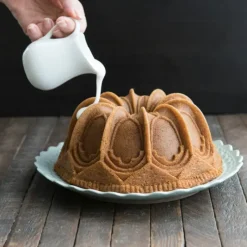 Moule Anti-adhésif|Moules À Gâteaux*NORDIC WARE Moule à Gâteau Bundt Cathédrale Silver