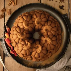 Moule Anti-adhésif|Moules À Gâteaux*NORDIC WARE Moule à Gâteau Bundt Citrouille Bronze