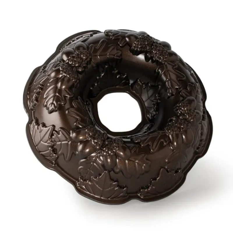 Moule Anti-adhésif|Moules À Gâteaux*NORDIC WARE Moule à Gâteau Bundt Couronne d'Automne Bronze