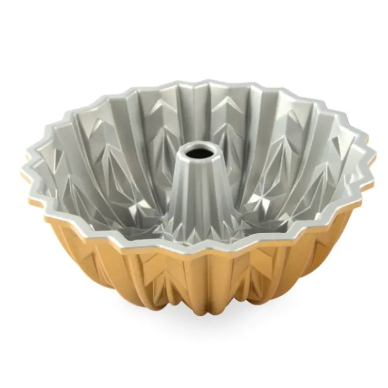 Moule Anti-adhésif|Moules À Gâteaux*NORDIC WARE Moule à Gâteau Bundt Crystal Gold