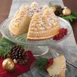 Moule Anti-adhésif|Moules À Gâteaux*NORDIC WARE Moule à Gâteau Bundt Forêt de Sapins Silver