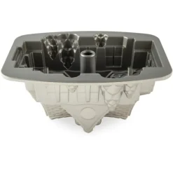 Moule Anti-adhésif|Moules À Gâteaux*NORDIC WARE Moule à Gâteau Bundt Maison Silver