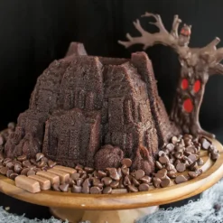 Moule Anti-adhésif|Moules À Gâteaux*NORDIC WARE Moule à Gâteau Bundt Maison Hantée Bronze