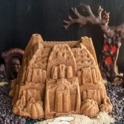 Moule Anti-adhésif|Moules À Gâteaux*NORDIC WARE Moule à Gâteau Bundt Maison Hantée Bronze