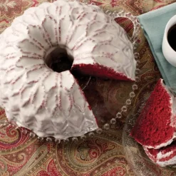 Moule Anti-adhésif|Moules À Gâteaux*NORDIC WARE Moule à Gâteau Bundt Vitrail Silver