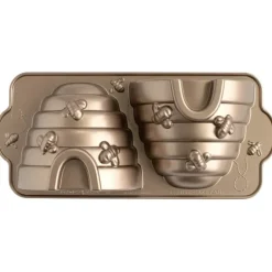 Moule Anti-adhésif|Moules À Gâteaux*NORDIC WARE Moule à Gâteau 3D Ruche Toffee