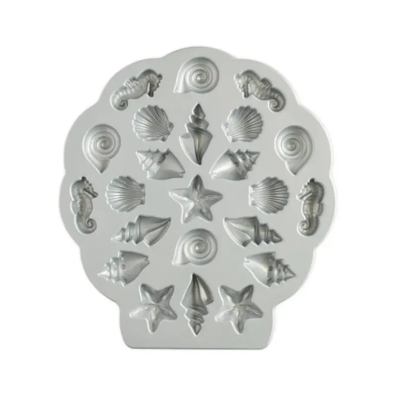 Moule Anti-adhésif|Moules À Gâteaux*NORDIC WARE Moule à Gâteaux Coquillages (x23) Toffee