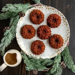 Moule Anti-adhésif|Moules À Gâteaux*NORDIC WARE Moule à Gâteaux Couronnes de Noël (x6) Silver