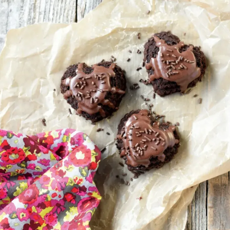 Moule Anti-adhésif|Moules À Gâteaux*NORDIC WARE Moule à Gâteaux Cœurs à Étages (x6) Toffee