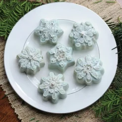 Moule Anti-adhésif|Moules À Gâteaux*NORDIC WARE Moule à Gâteaux Flocons de Neige (x6) Silver