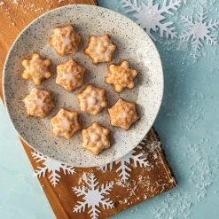 Moule Anti-adhésif|Moules À Gâteaux*NORDIC WARE Moule à Gâteaux Flocons de Neige (x12) Silver