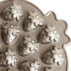 Moule Anti-adhésif|Moules À Gâteaux*NORDIC WARE Moule à Gâteaux Fraises (x19) Toffee