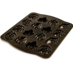 Moule Anti-adhésif|Moules À Gâteaux*NORDIC WARE Moule à Gâteaux Gourmandises d'Automne (x16) Bronze