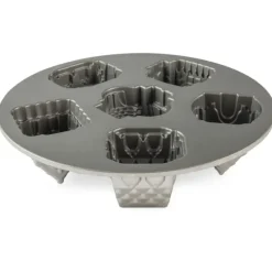 Moule Anti-adhésif|Moules À Gâteaux*NORDIC WARE Moule à Gâteaux Petit Village (x6) Silver
