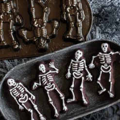 Moule Anti-adhésif|Moules À Gâteaux*NORDIC WARE Moule à Gâteaux Squelettes (x4) Bronze