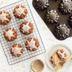 Moule Anti-adhésif|Moules À Gâteaux*NORDIC WARE Moule à Gâteaux Tournesols (x6) Bronze