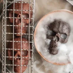 Moules À Gâteaux|Moule Anti-adhésif*NORDIC WARE Moule à Gâteaux Têtes de Mort (x6) Bronze