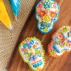 Moules À Gâteaux|Moule Anti-adhésif*NORDIC WARE Moule à Gâteaux Têtes de Mort (x6) Bronze