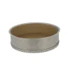 Moules À Gâteaux*DE BUYER Moule à Manqué Rond Inox Perforé Amovible Ø 24 cm x H 6,5 cm