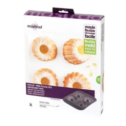 Moule Silicone|Moules À Gâteaux*MASTRAD Moule à Mini-Kouglofs Silicone (x4)