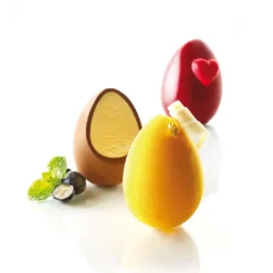 Moule Silicone|Moules À Gâteaux*SILIKOMART Moule 5 Oeufs Silicone Ø 50 mm