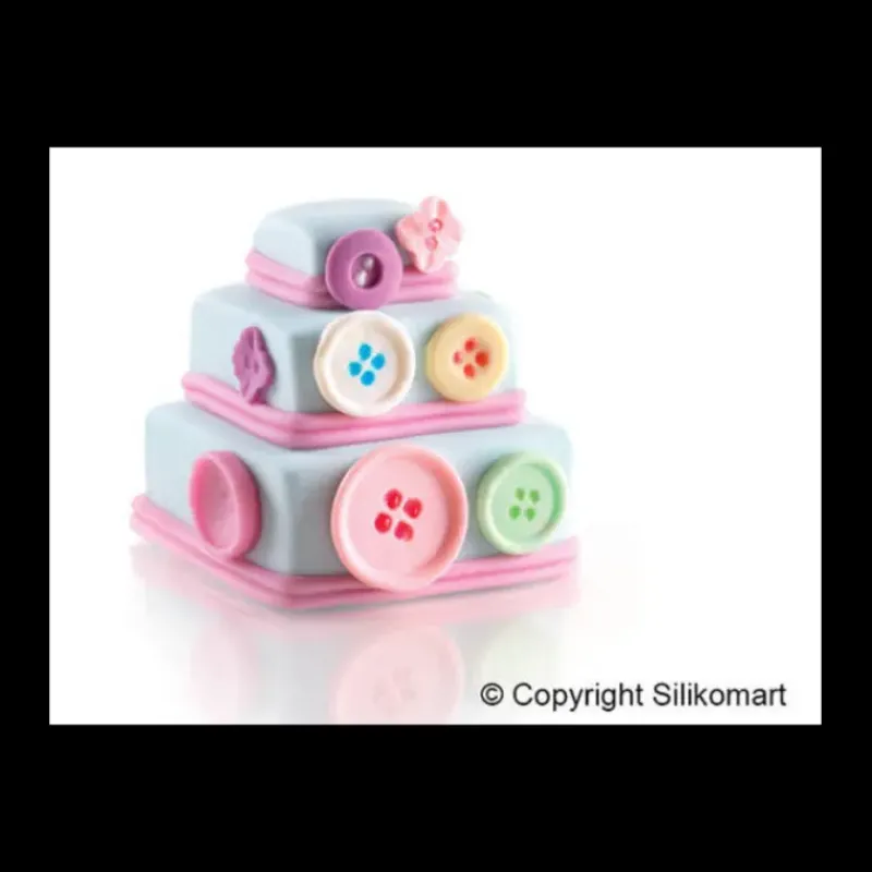 Moule Silicone*MALLARD FERRIERE Moule 6 Pyramides à Étages en Silicone