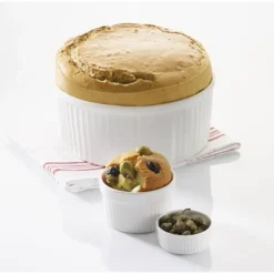 Moules À Gâteaux*REVOL Moule à Soufflé Blanc Ø 11,8cm French Classique