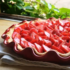 Plat De Cuisson|Moules À Gâteaux*EMILE HENRY Moule à Tarte en Céramique Ø 33 cm Grand Cru