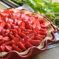 Plat De Cuisson|Moules À Gâteaux*EMILE HENRY Moule à Tarte en Céramique Ø 33 cm Grand Cru