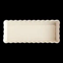 Plat De Cuisson|Moules À Gâteaux*EMILE HENRY Moule à Tarte Rectangulaire en Céramique 15 x 36 cm Argile