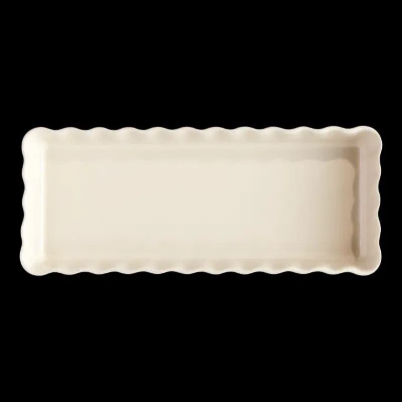 Plat De Cuisson|Moules À Gâteaux*EMILE HENRY Moule à Tarte Rectangulaire en Céramique 15 x 36 cm Argile