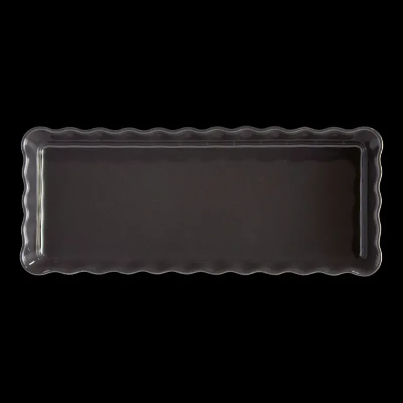 Plat De Cuisson|Moules À Gâteaux*EMILE HENRY Moule à Tarte Rectangulaire en Céramique 15 x 36 cm Fusain