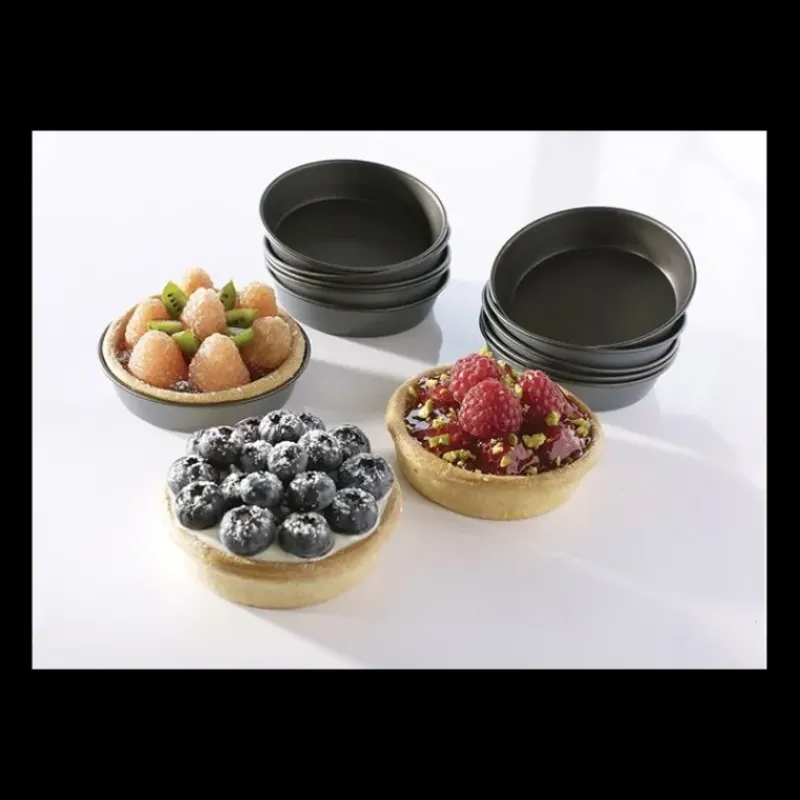 Moule Anti-adhésif|Moules À Gâteaux*MALLARD FERRIERE Moule Anti-Adhésif pour Millasson Ø9 cm (x12)