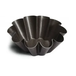 Moule Anti-adhésif*GOBEL Moule Brioche 10 Côtes 7,5 cm x H 3 cm Anti-adhésif