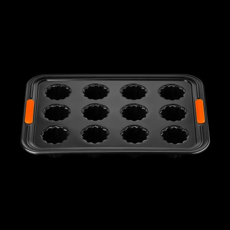 Moule Anti-adhésif|Moules À Gâteaux*LE CREUSET Moule Cannelés Anti-Adhésif 12 Empreintes 38,7 x 26,9 cm