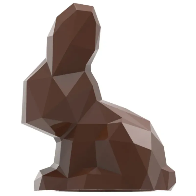 Moules À Chocolat*CHOCOLATE WORLD Moule Chocolat Aimanté Lapin Origami 17,5 cm