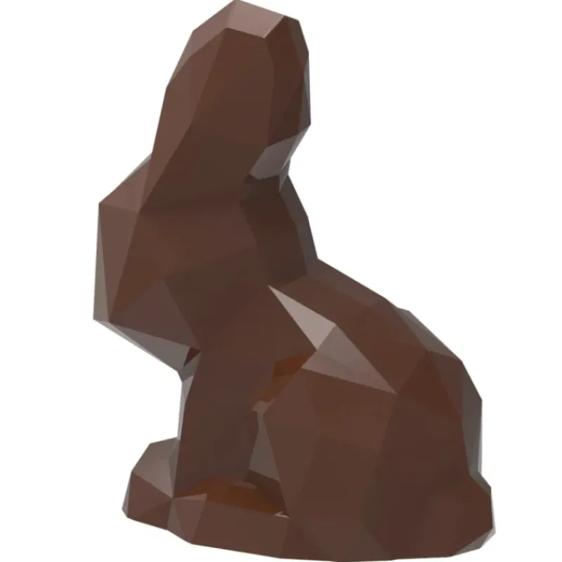 Moules À Chocolat*CHOCOLATE WORLD Moule Chocolat Aimanté Lapin Origami 17,5 cm