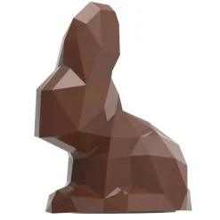 Moules À Chocolat*CHOCOLATE WORLD Moule Chocolat Aimanté Lapin Origami 17,5 cm