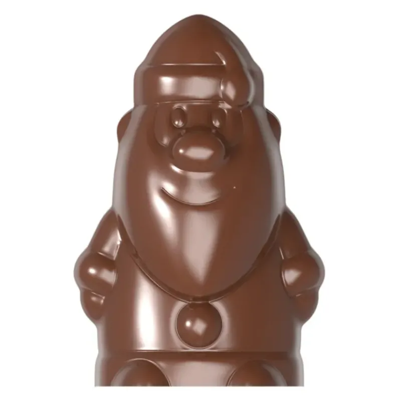 Moules À Chocolat*CHOCOLATE WORLD Moule Chocolat Aimanté Père Noël Simple 15 cm