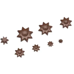 Moules À Chocolat*CHOCOLATE WORLD Moule Chocolat Assortiment d'Étoiles Empilables (x8)