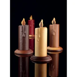 Moules À Chocolat*PAVONI Moule Chocolat Bougie Ø 11 x H 20 cm (x2)