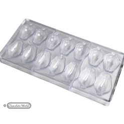 Moules À Chocolat*CHOCOLATE WORLD Moule Chocolat Bouton de Rose 14 Cavités