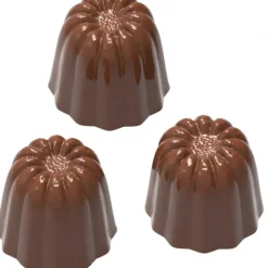 Moules À Chocolat*CHOCOLATE WORLD Moule Chocolat Cannelés 21,5 mm (x21)