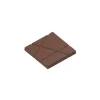 Moules À Chocolat*Chocolat Form Moule Chocolat Carré avec Rayures 7,5 cm (x3)