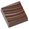Moules À Chocolat*Chocolat Form Moule Chocolat Carré Ondulation 28.5 mm (x21)