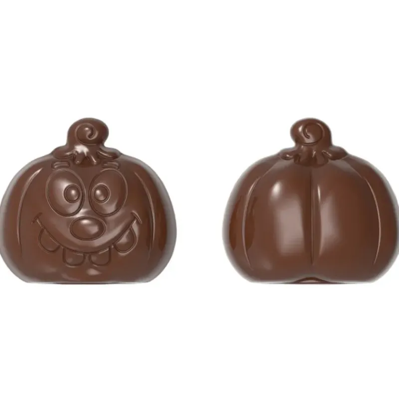 Moules À Chocolat*CHOCOLATE WORLD Moule Chocolat Citrouille Halloween 5,6 x 5,2 cm (x8)