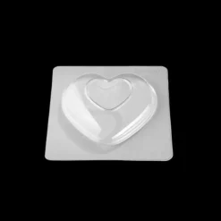 Moules À Chocolat*PAVONI Moule Chocolat Cœur Baroque 15 cm x H 6,5 cm (x2)