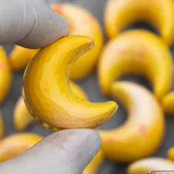 Moules À Chocolat*CHOCOLATE WORLD Moule Chocolat Demie-Lune à Facettes 3,5 x 3,1 cm (x21)